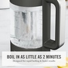 image:imageMartha Stewart Electric Kettle with Removable Stainless Steel Tea Infuser Glass Carafe17L 7 Cups Hot Water Boiler 4 Presets Keep Warm amp Auto ShutOff Cordless 360 Swivel Base Linen CreamCaviar Gray